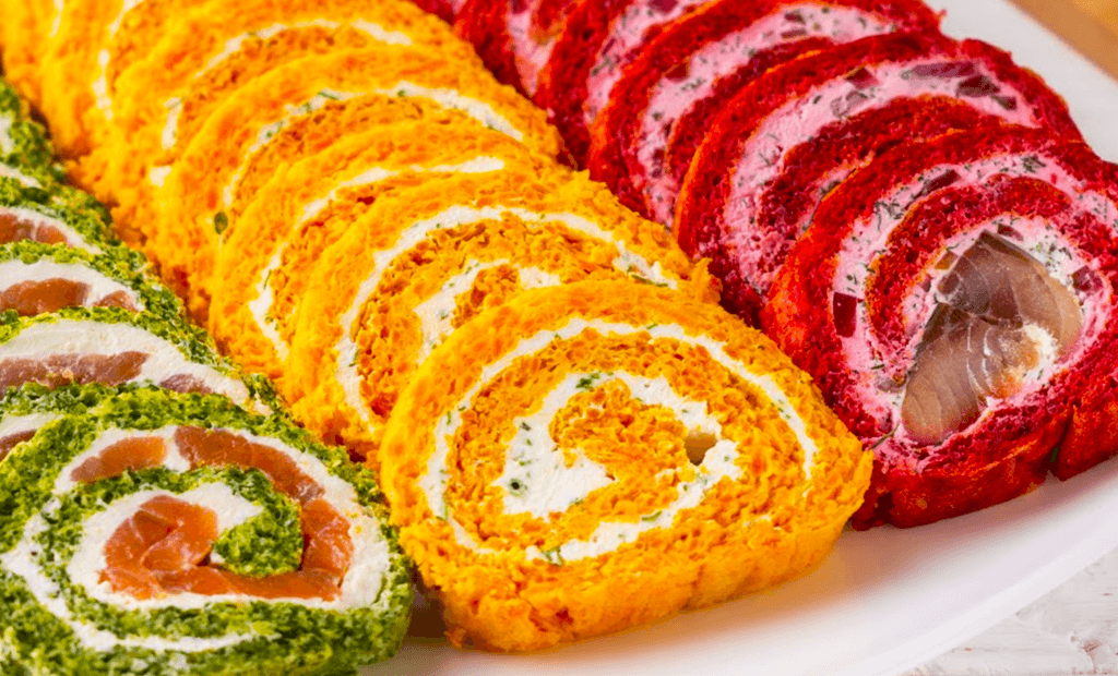 Шикарна закуска до святкового столу! 3 варіанти рулетів для закуски від яких всі будуть в захваті