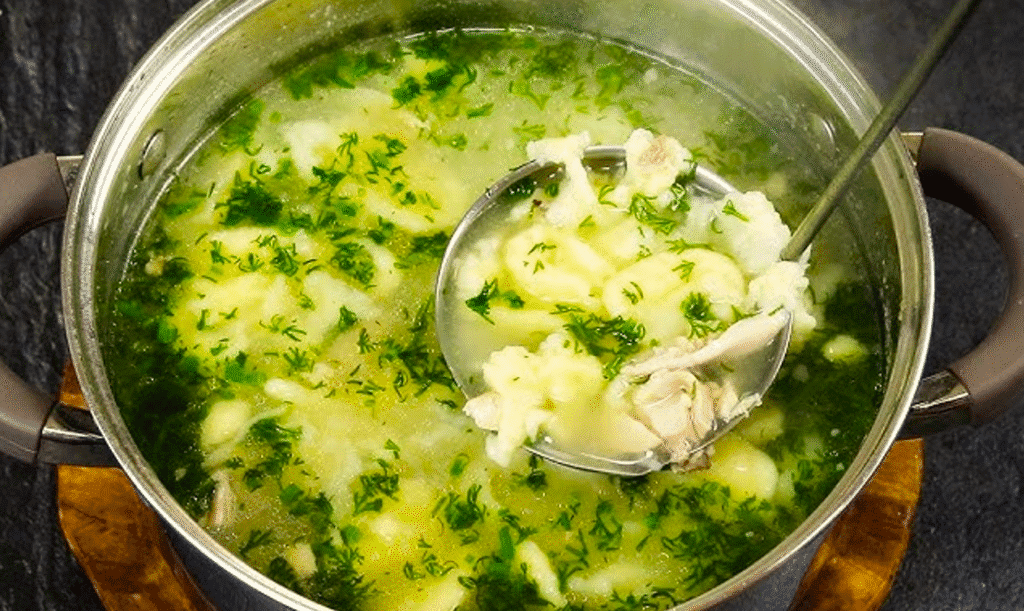 Бабусин суп, який всі обожнюють! Суп “З галушками” на курячому бульйоні! В моїй сім’ї його всі люблять