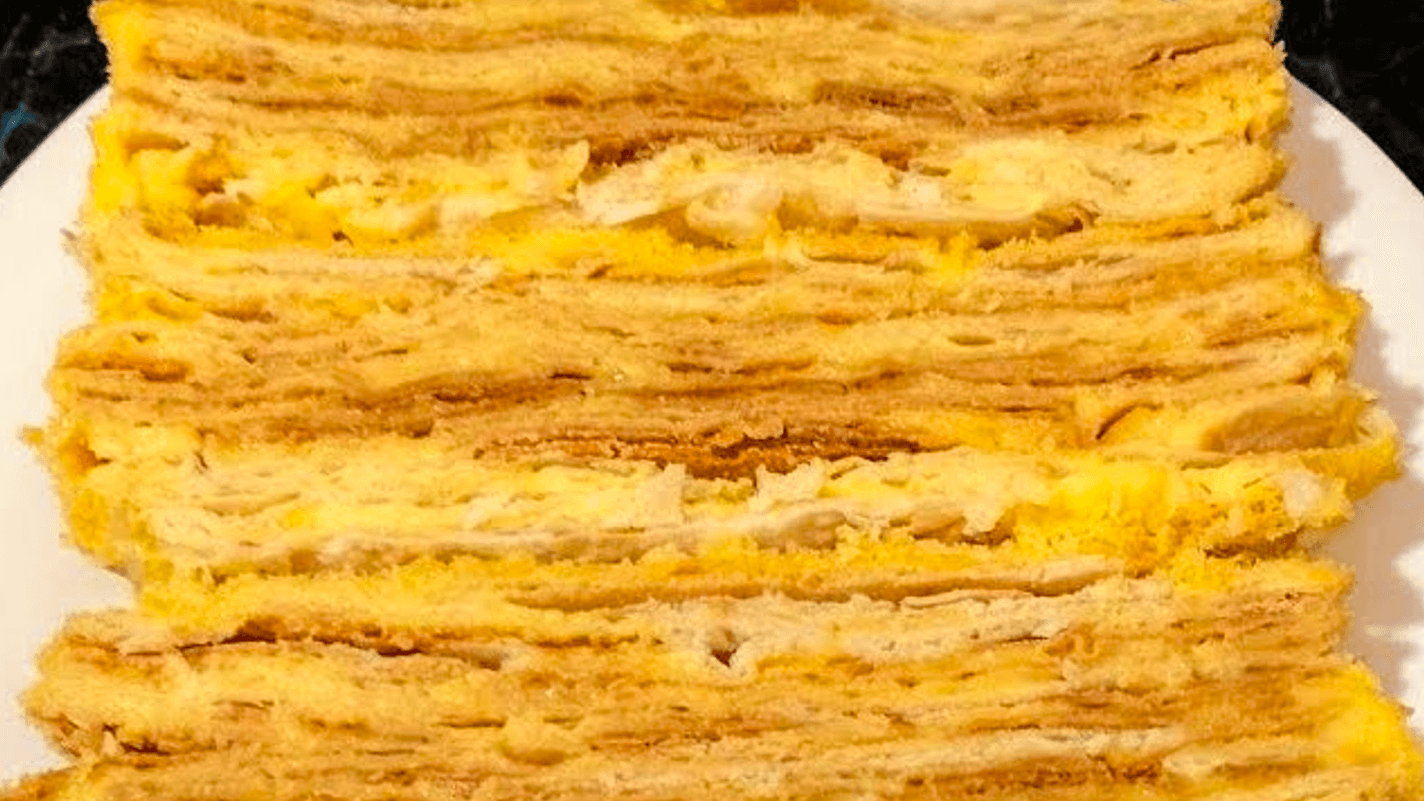 "П'яний Наполеон": коржі на пиві, без метушні! Легкий спосіб і 100 % результат