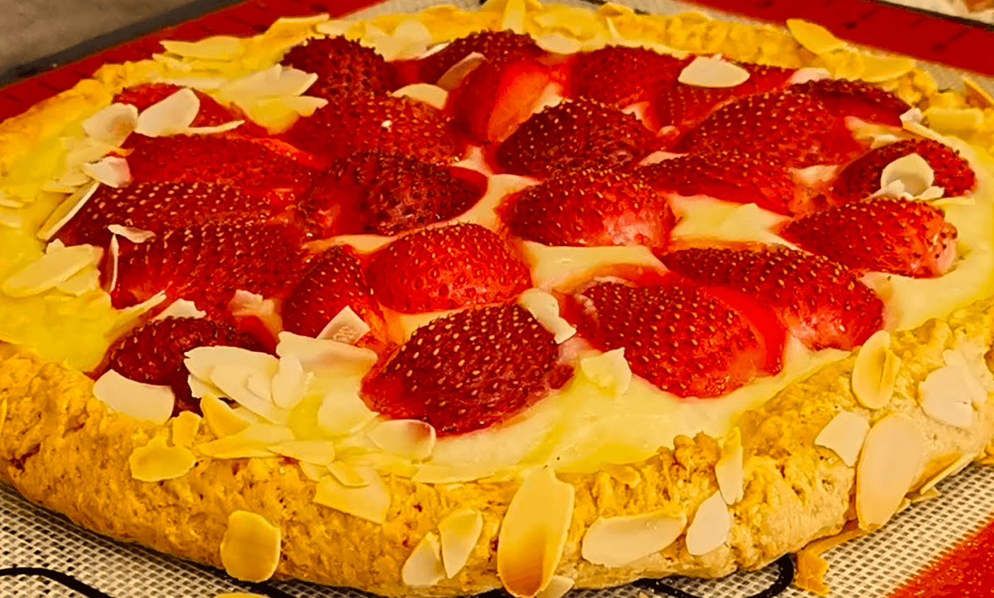 Пиріг з полуницею - Французька Галета з полуницею! Плюс 1 рецепт у Скарбничку