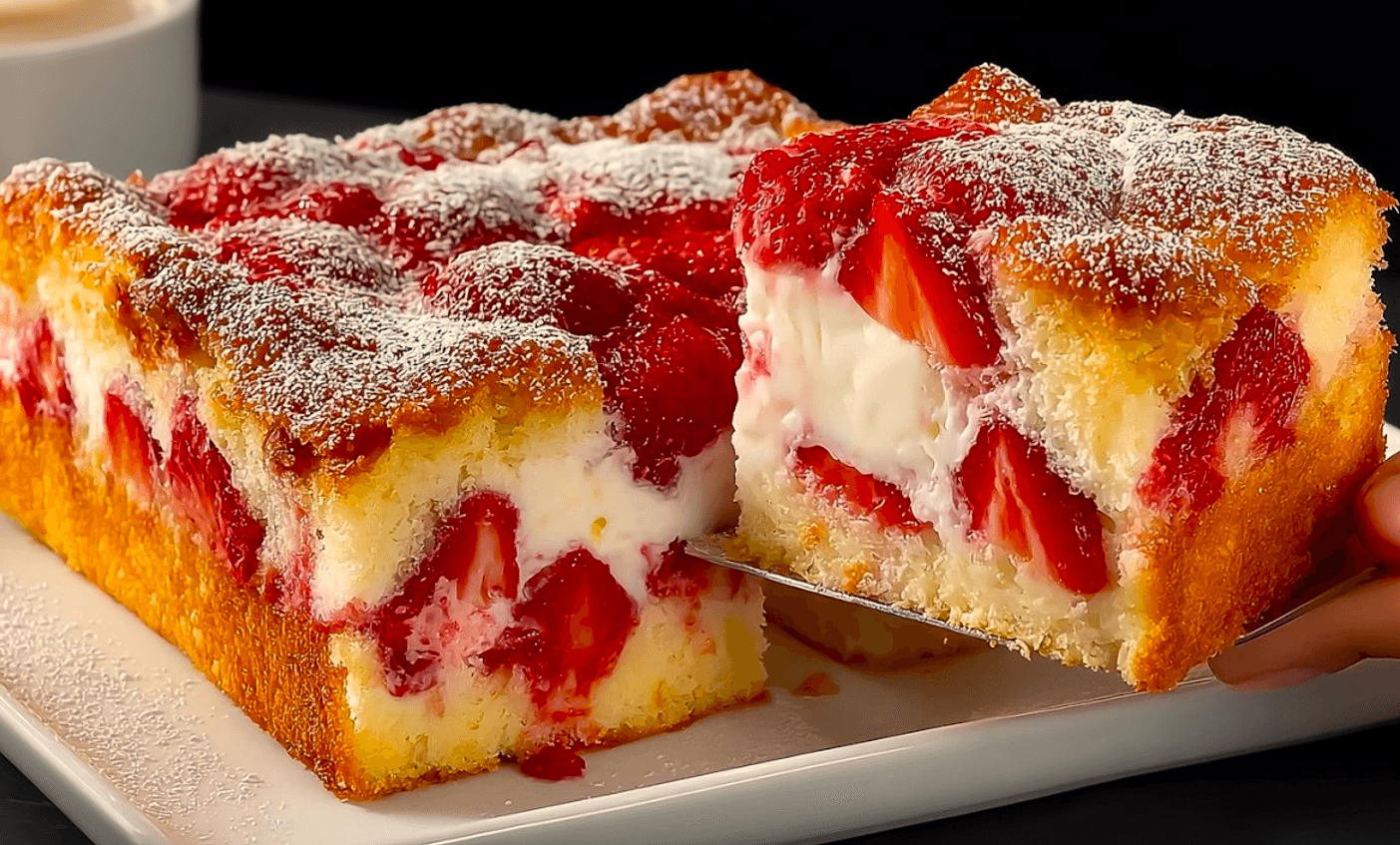 Ідеальний Полуничний торт за кілька хвилин! Хітовий сільський рецепт перевірений роками!