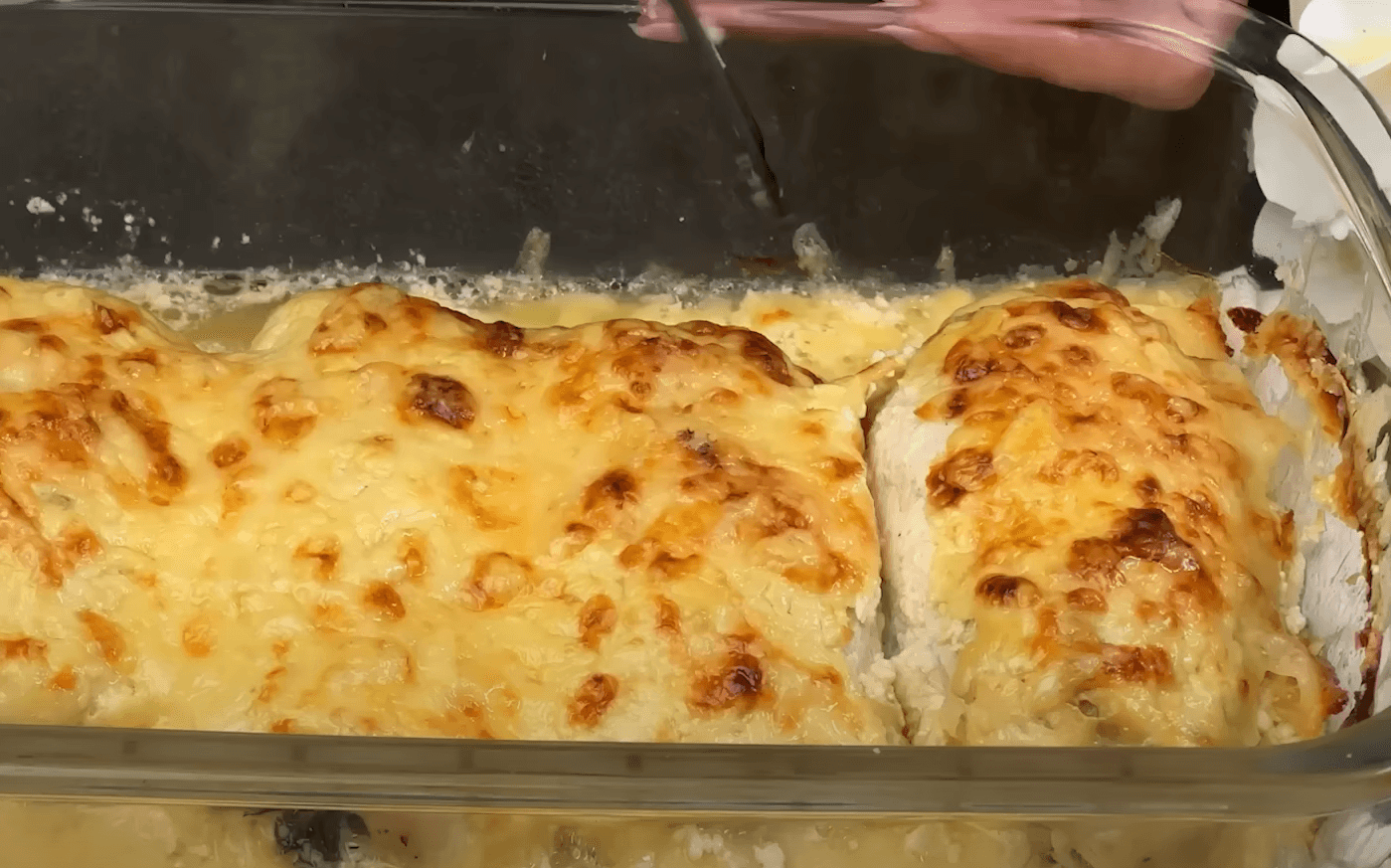 курячі рулети з сиром у духовці