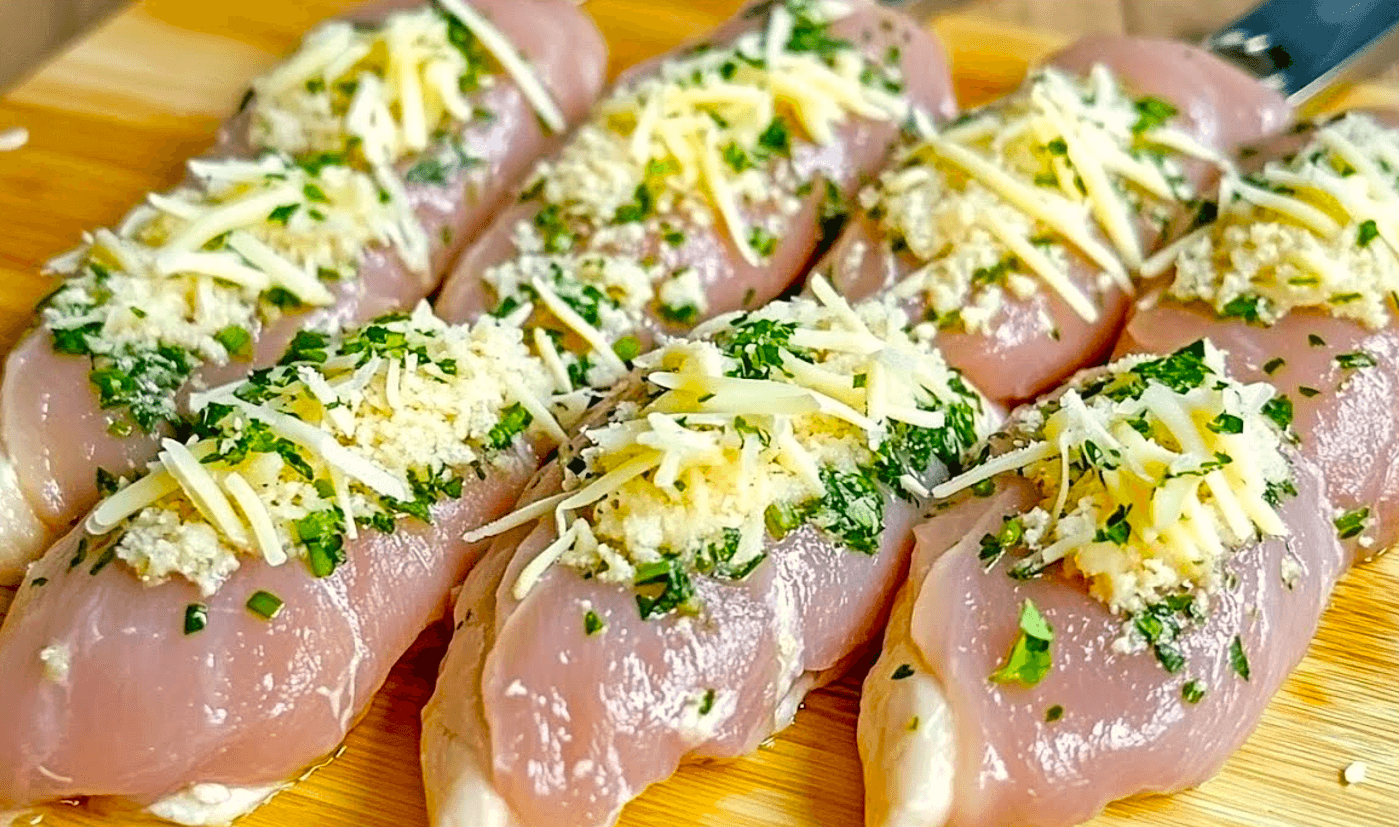 Куряче філе з картоплею та сиром! Змітають з столу першими!