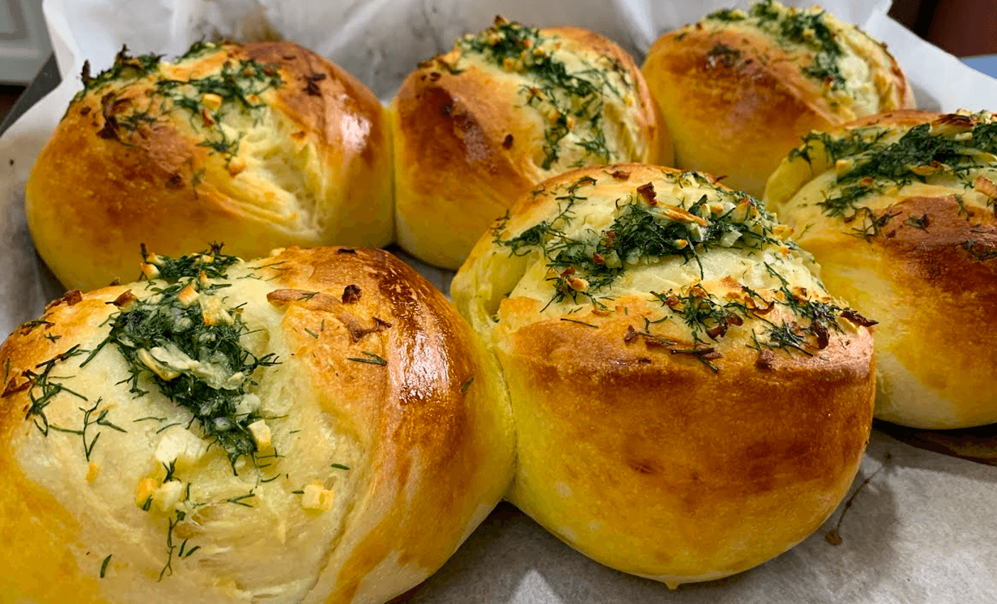 Домашній часниковий хліб! Рецепт простий - аромат на весь дім