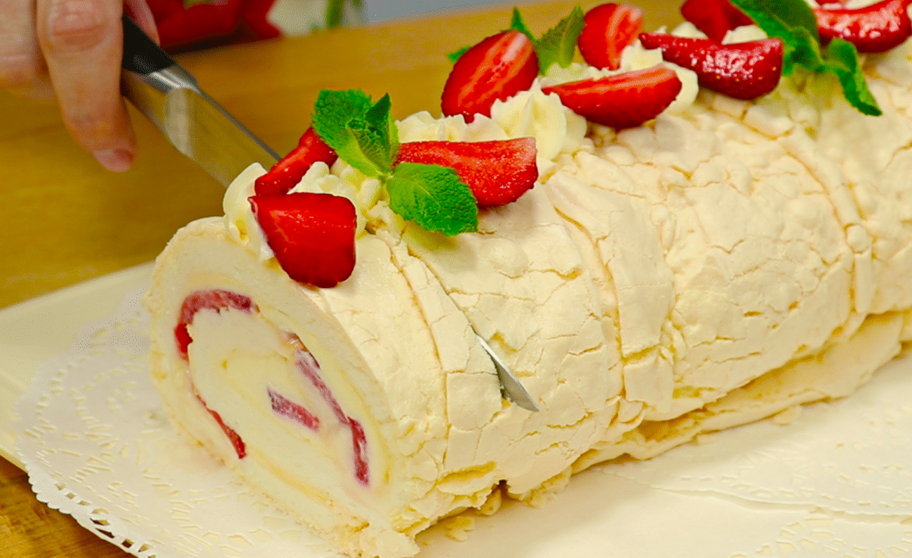 меренговий рулет