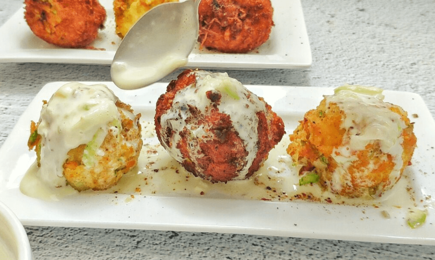 сирні кульки з кабачків