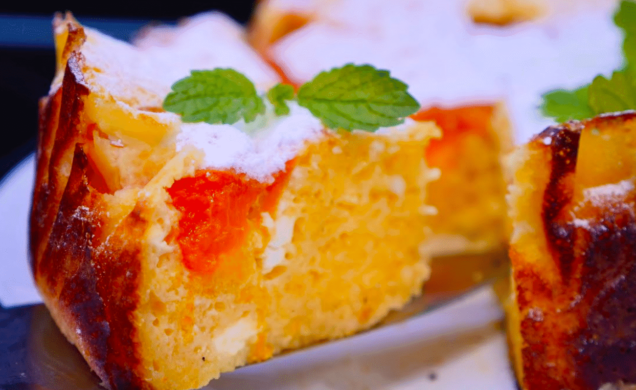 сирна запіканка з абрикосами