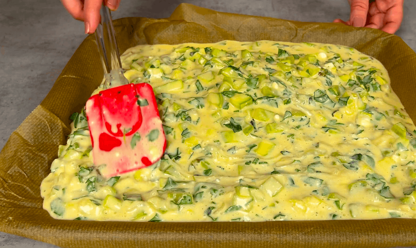 грецький пиріг з кабачків