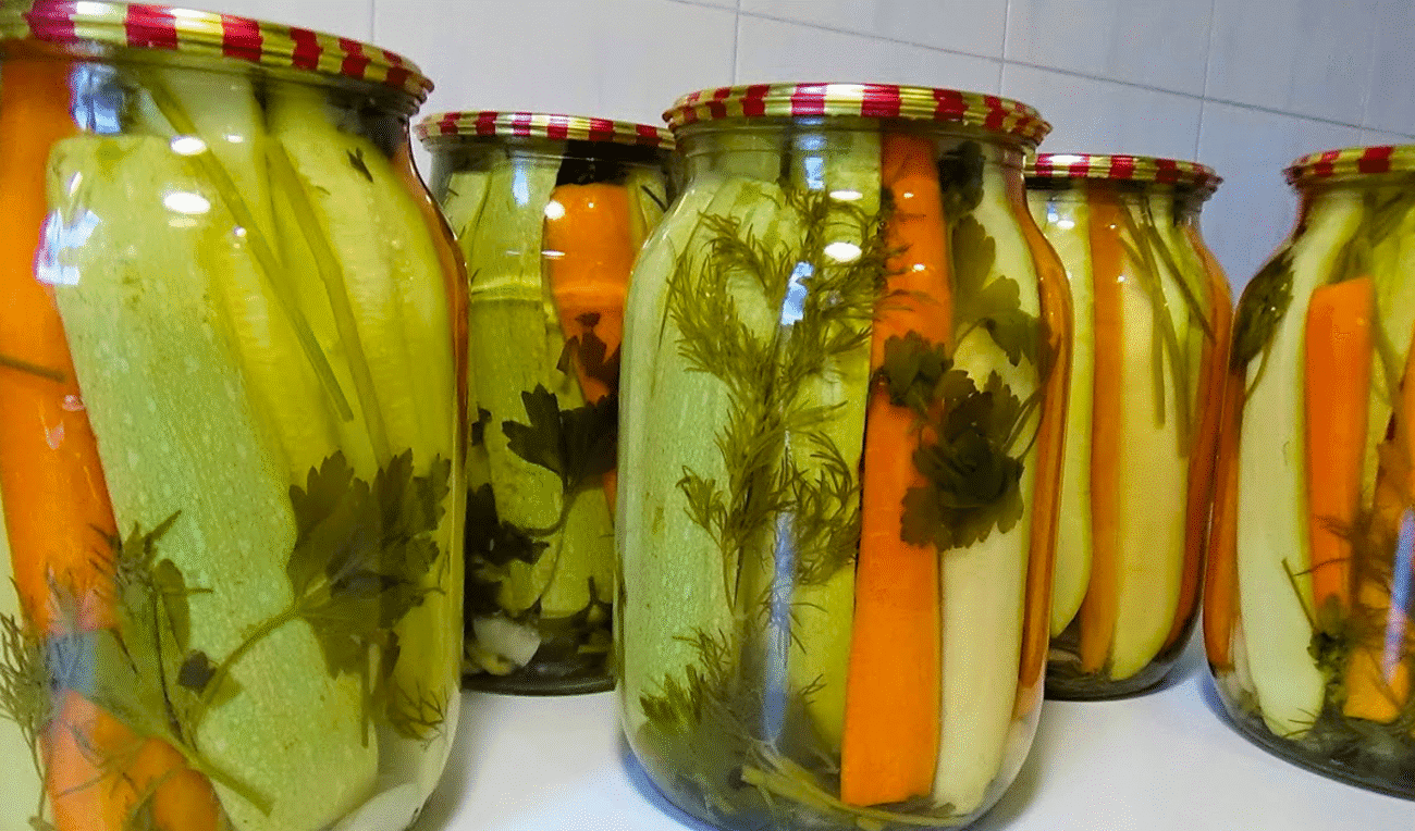 мариновані кабачки