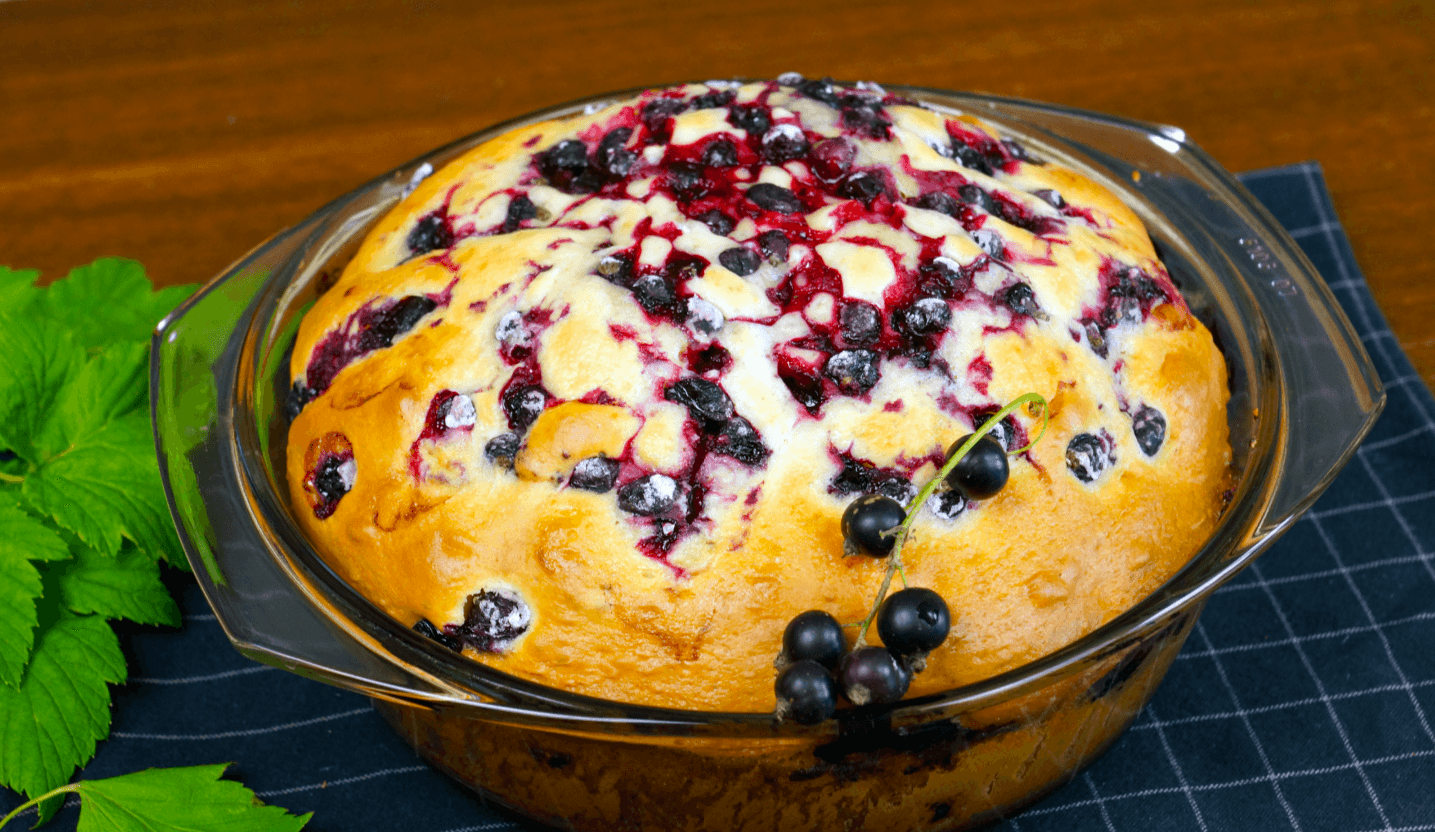 З серії все змішали і в духовку! Пиріг з чорної смородини! Смакота і "Вітамінна Бомба" за 50 хв