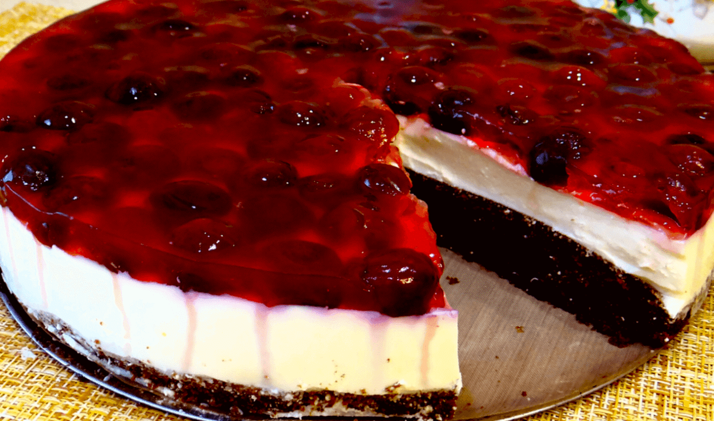 Віденський пиріг з вишнею по-домашньому! Бюджетно, а смачно, як у дорогій кондитерській