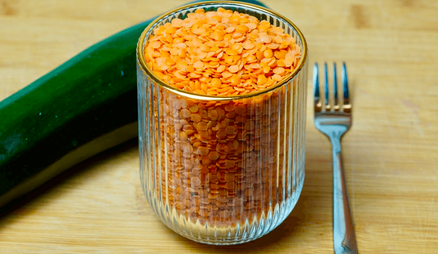 Кабачок і Склянка сочевиці! Я готую їх так Просто! А смачнючі, що їж хоч щодня