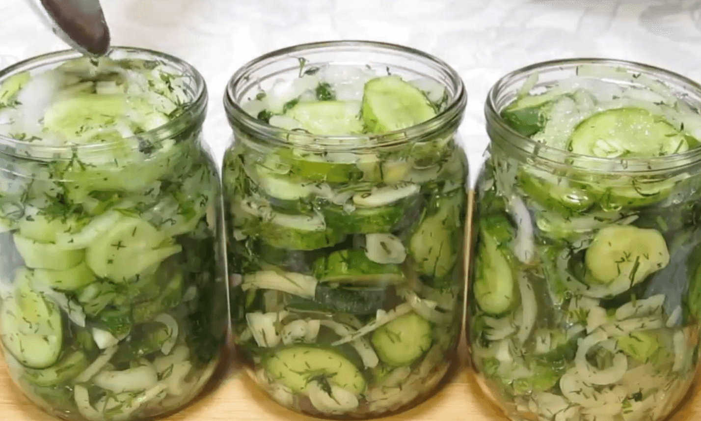 салат з огірків на зиму