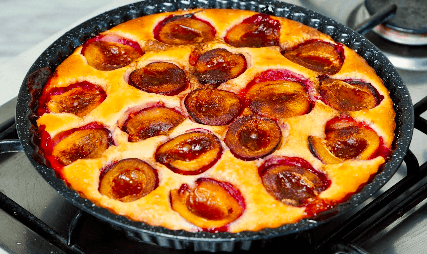 Сливовий пиріг, за 5 Хвилин, який тане в роті! Швидкий, смачний і перевірений рецепт