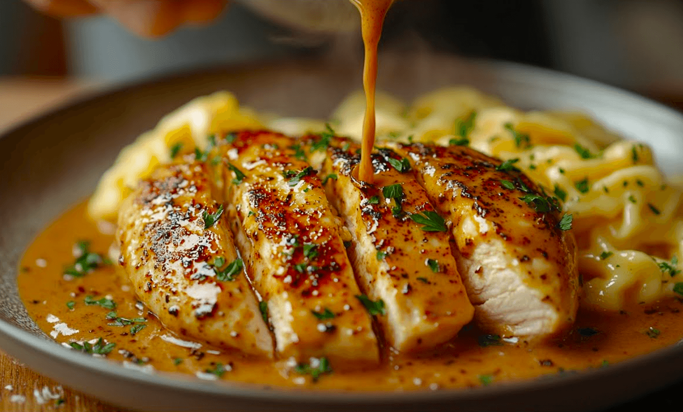 Недільний рецепт! Курка в вершковому соусі на сковороді! Рідні злетілись до столу "Як мухи на мед"