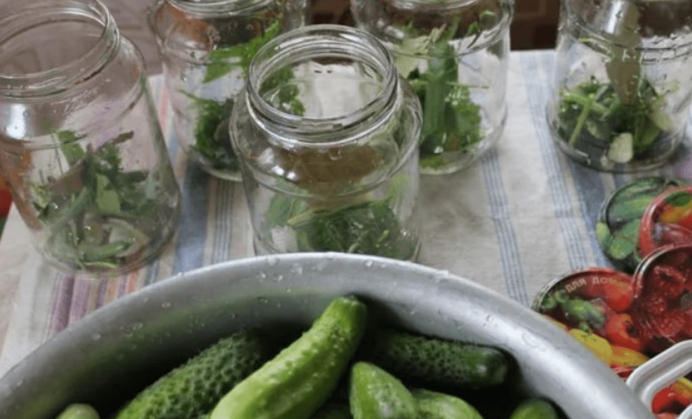мариновані огірки на зиму без стерилізації