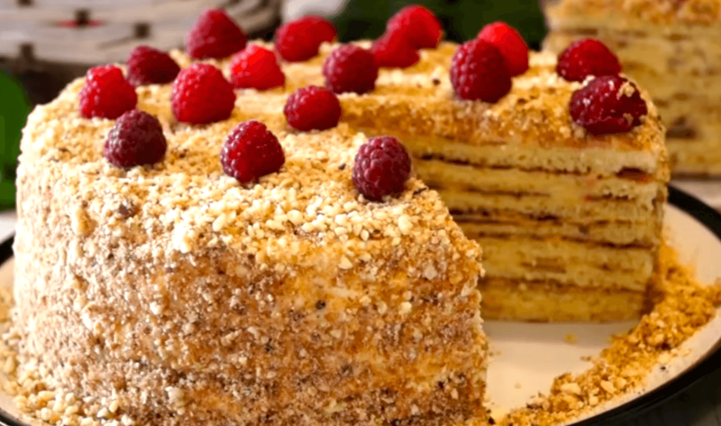 Духовка не знадобиться, торт на сковороді! Наполеон "відпочиває"!