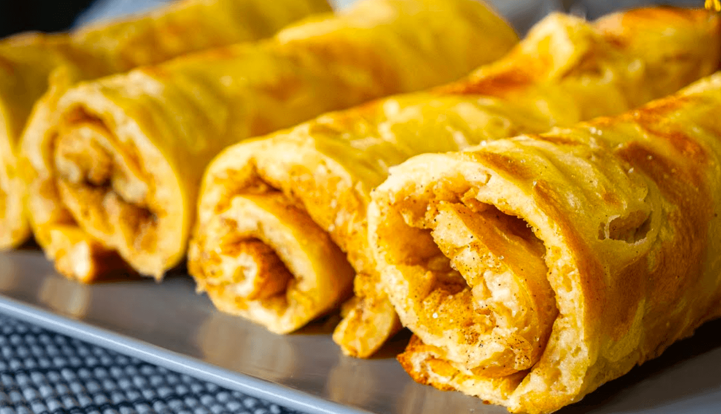 Яблучні млинці за 5 хвилин! Без сковороди! "Нямка"