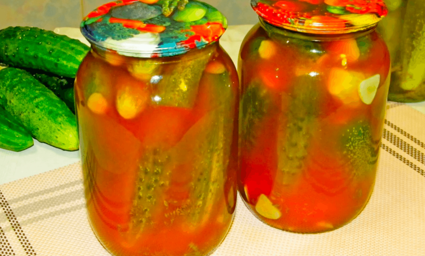 Хрусткі огірки в "Популярному" соусі. У мене справжній Бум на цей рецепт "По-селянськи"