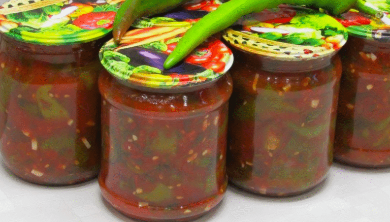 Лечо з гострого перцю! Роблю для чоловіка щороку! Простий рецепт, до м'яса "Вогонь"