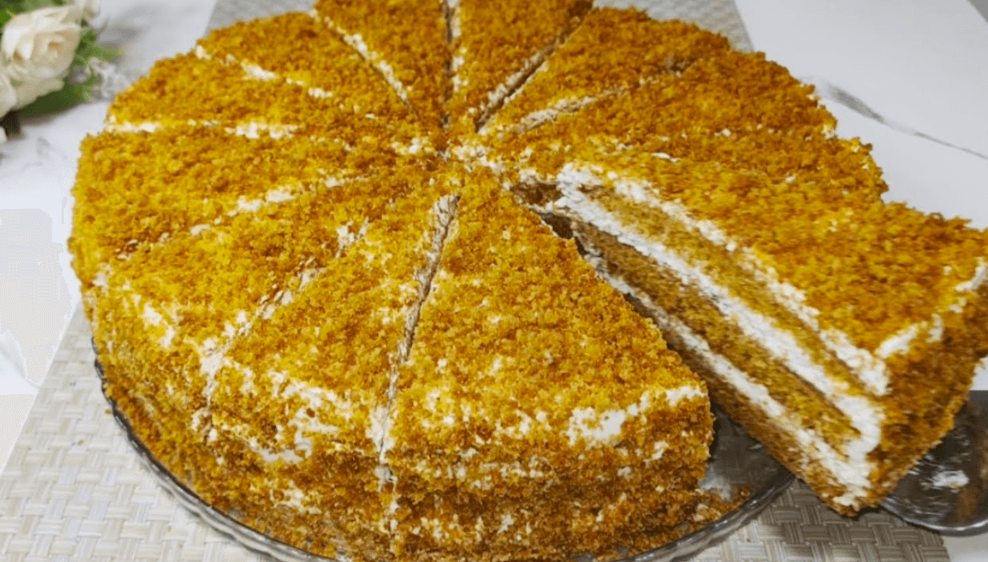 Медівник за 20 Хв! Тепер ви готуватимете Коржі тільки так! Ледачий Медівник!