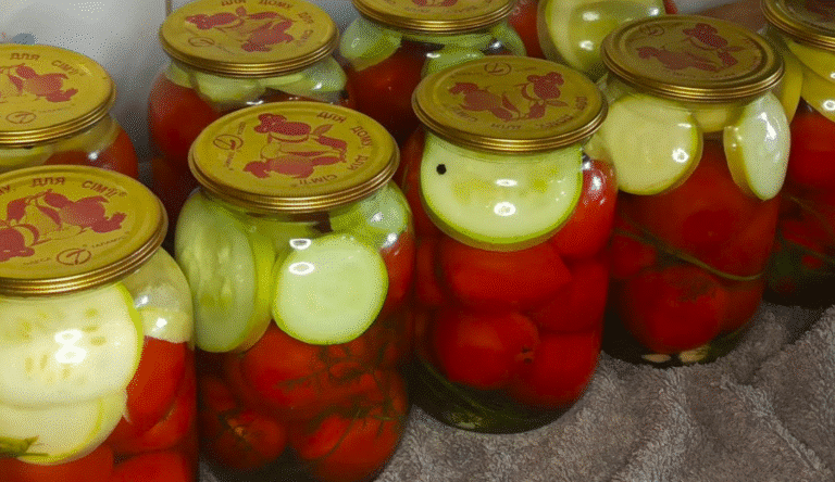 Кабачки з помідорами на зиму! Без стерилізації, Гуцульський рецепт прикарпатської господині