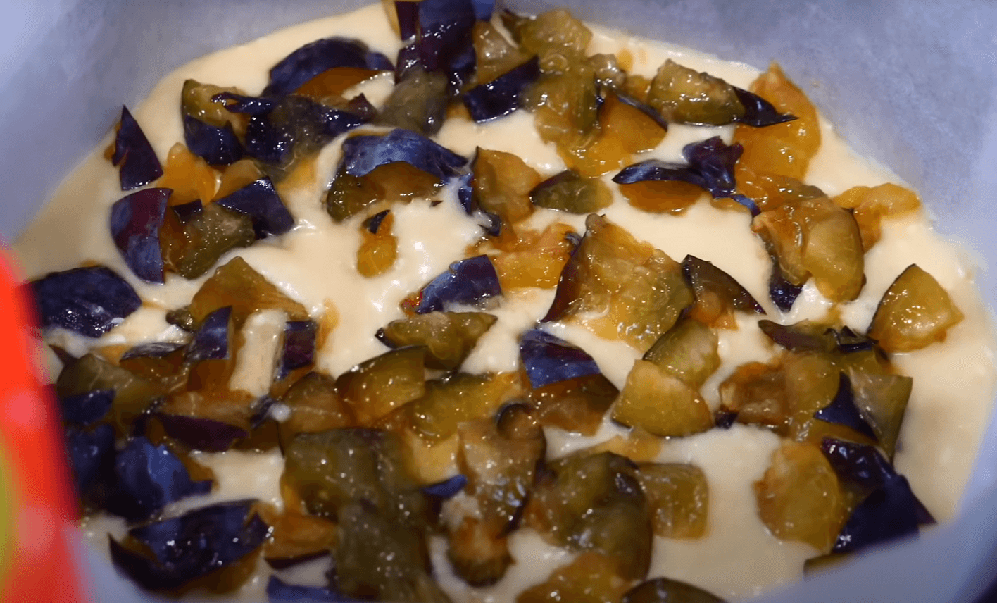 сливовий пиріг рецепт