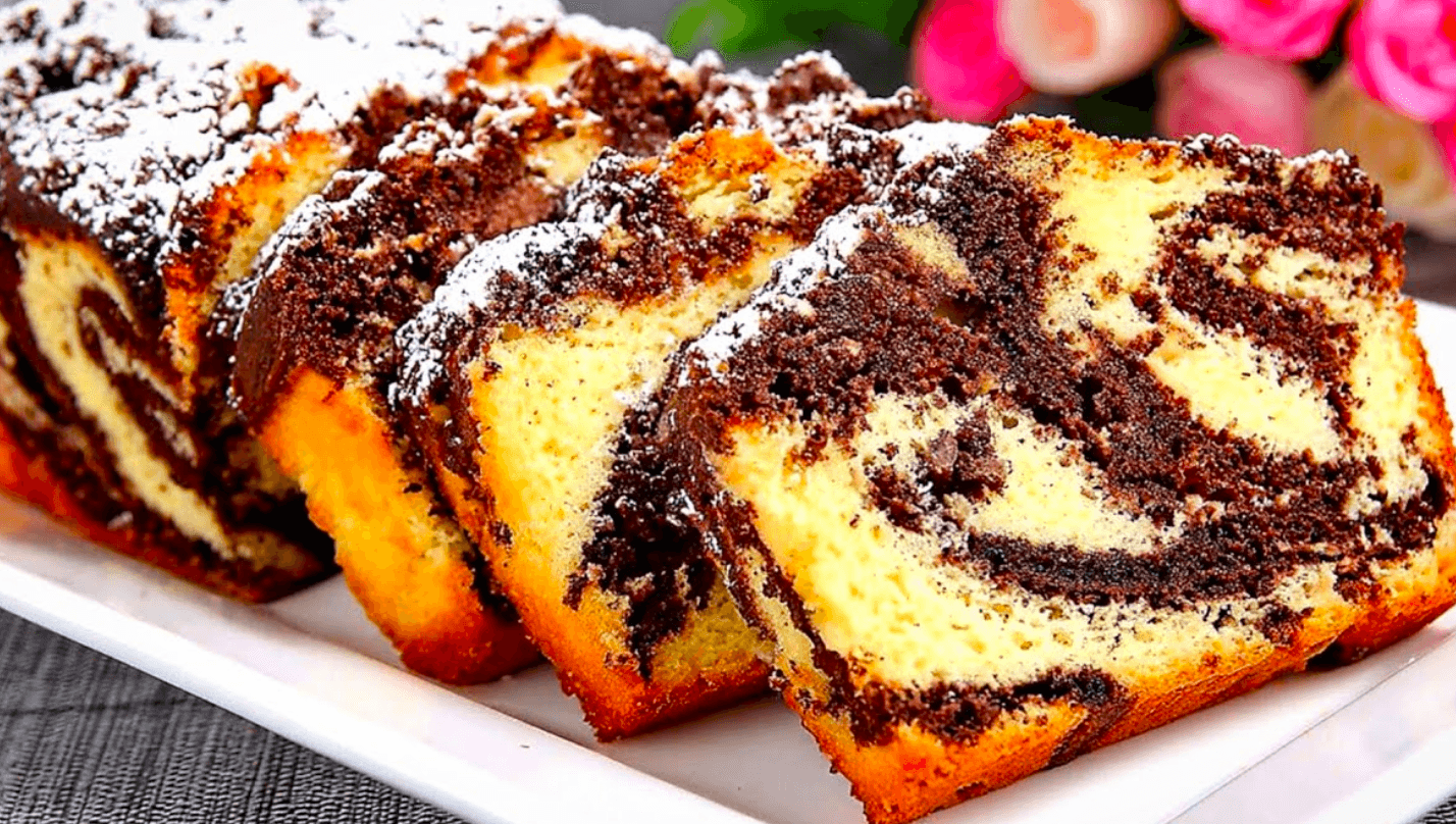 Кекс Зебра - 8 ложок, смачніше за торт! Універсальний рецепт для кожної господині