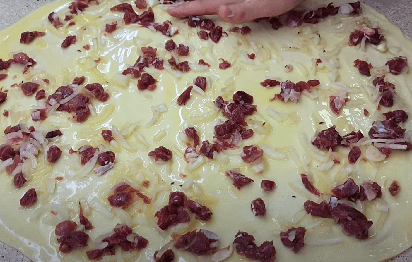 домашня випічка з м'ясом