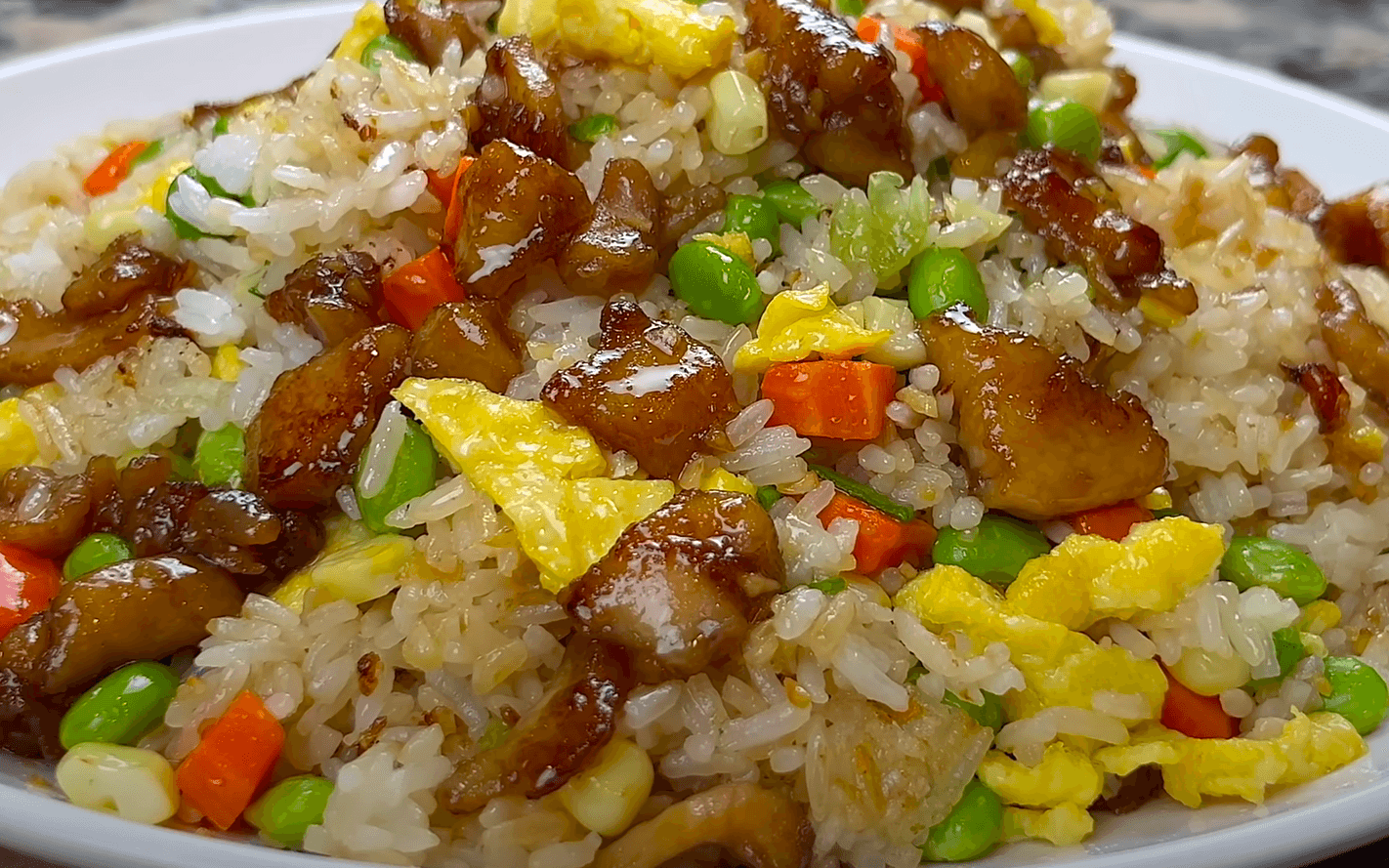 Смажений рис з куркою теріякі! Простий та смачний рецепт, з'їдають за лічені хвилини