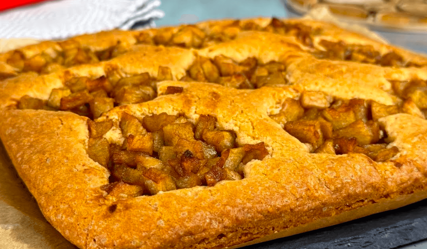 Неможливо зупинитись на одному шматочку! Яблучний пиріг, який перевершує очікування! Рецепт простіше простого