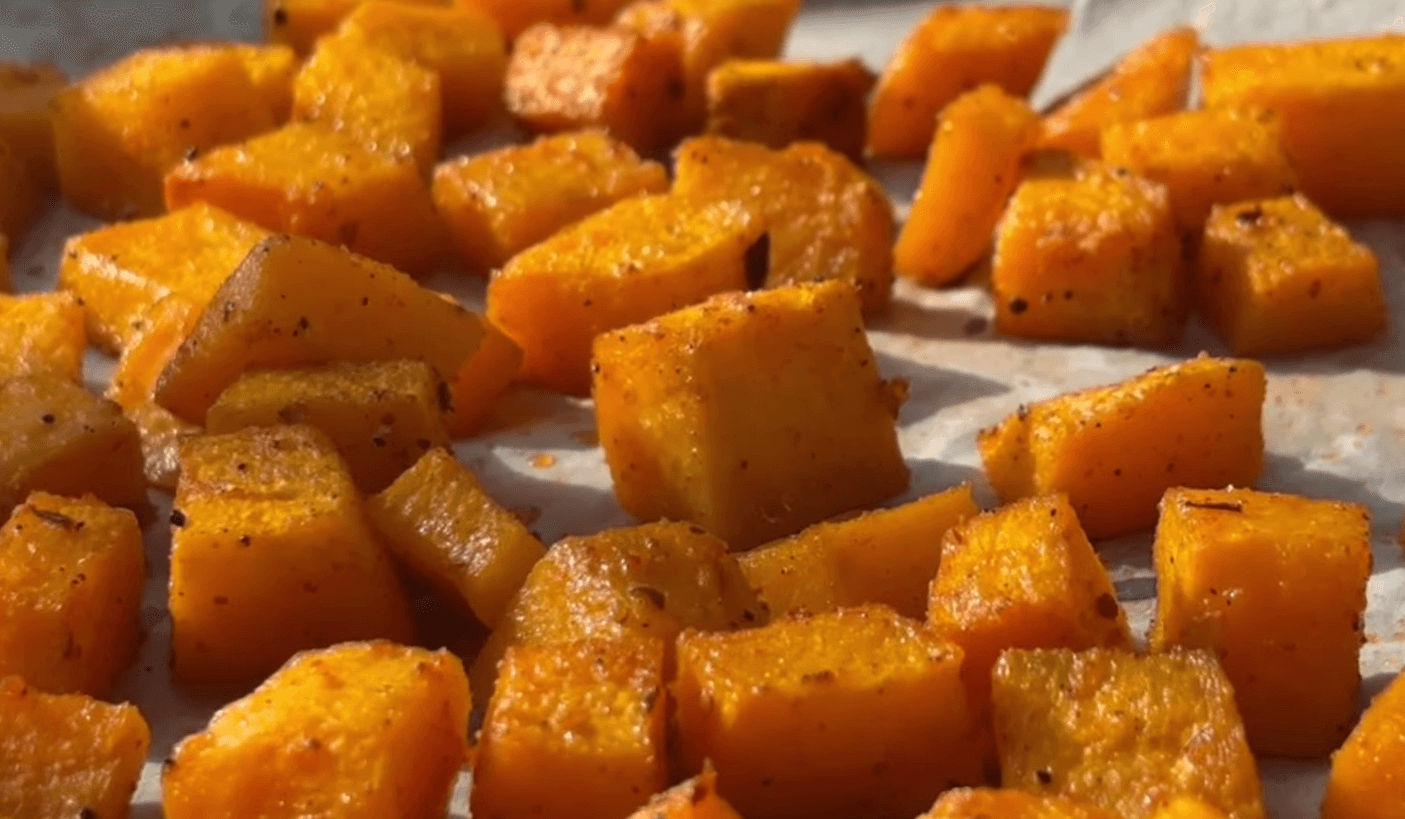 салат з запеченого гарбуза