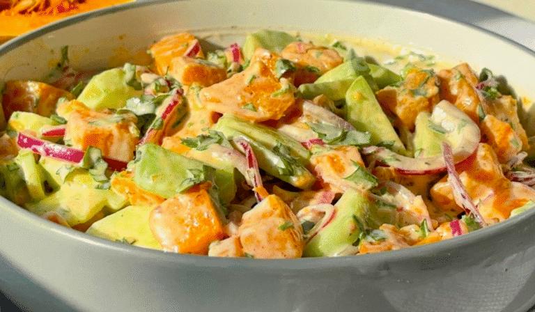 Поки сезон, готую яскравий салат з запеченого гарбуза! Кілограми зникають "вальсом"