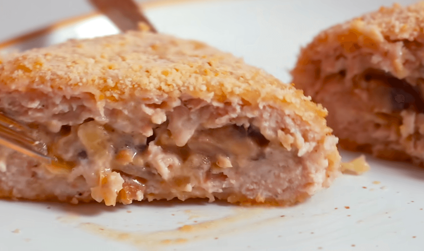 котлети з грибною начинкою