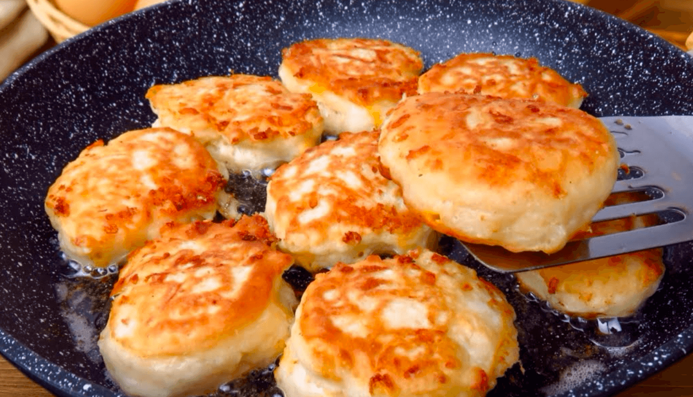 Хачапурики - Пишні оладки з сиром за 10 хвилин. Швидкий сніданок "на відмінно"! Як приготувати оладки