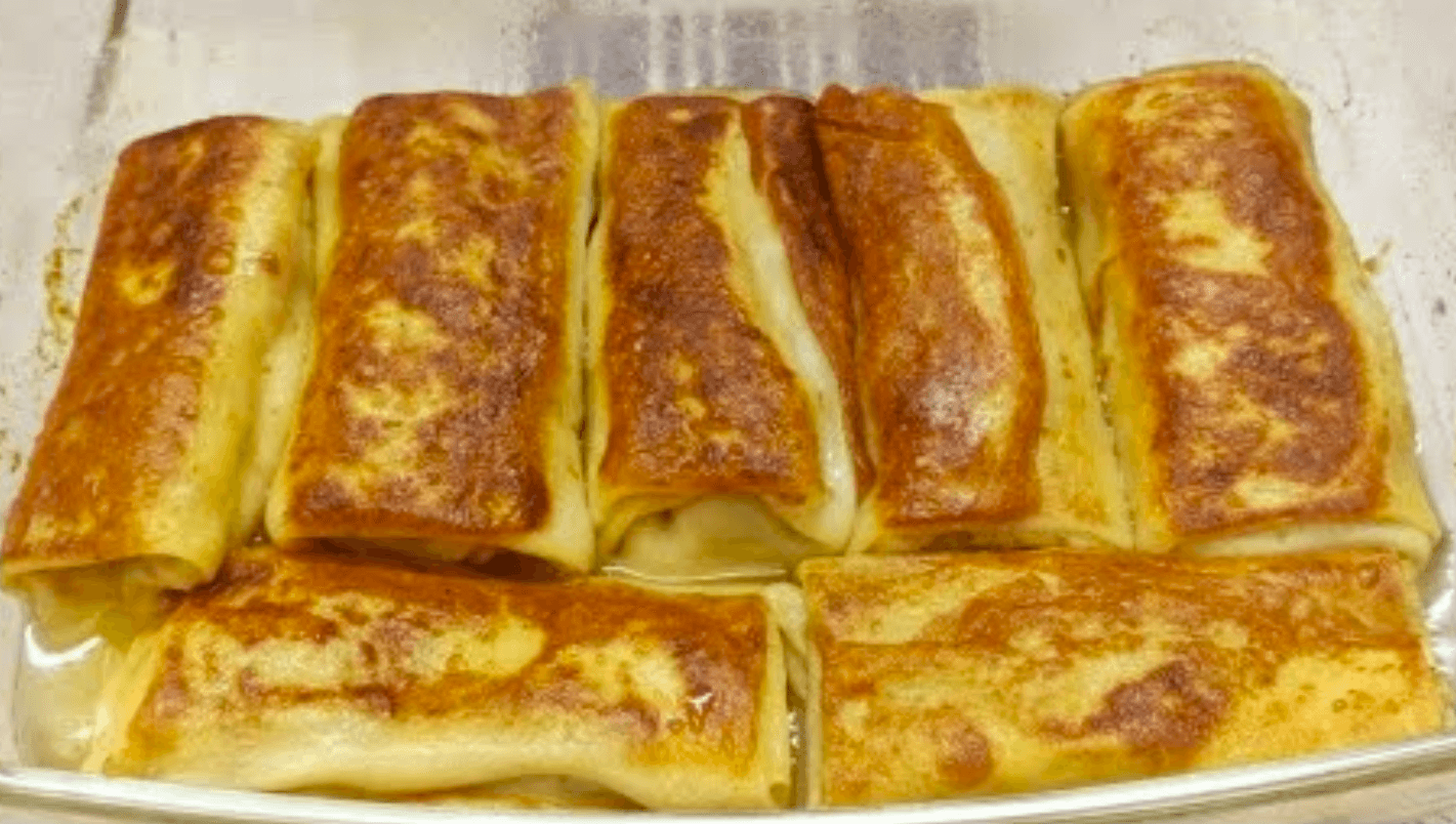 Млинці з м'ясом, запечені в духовці! Рецепт від Сільської господині - готую одразу потрійну порцію