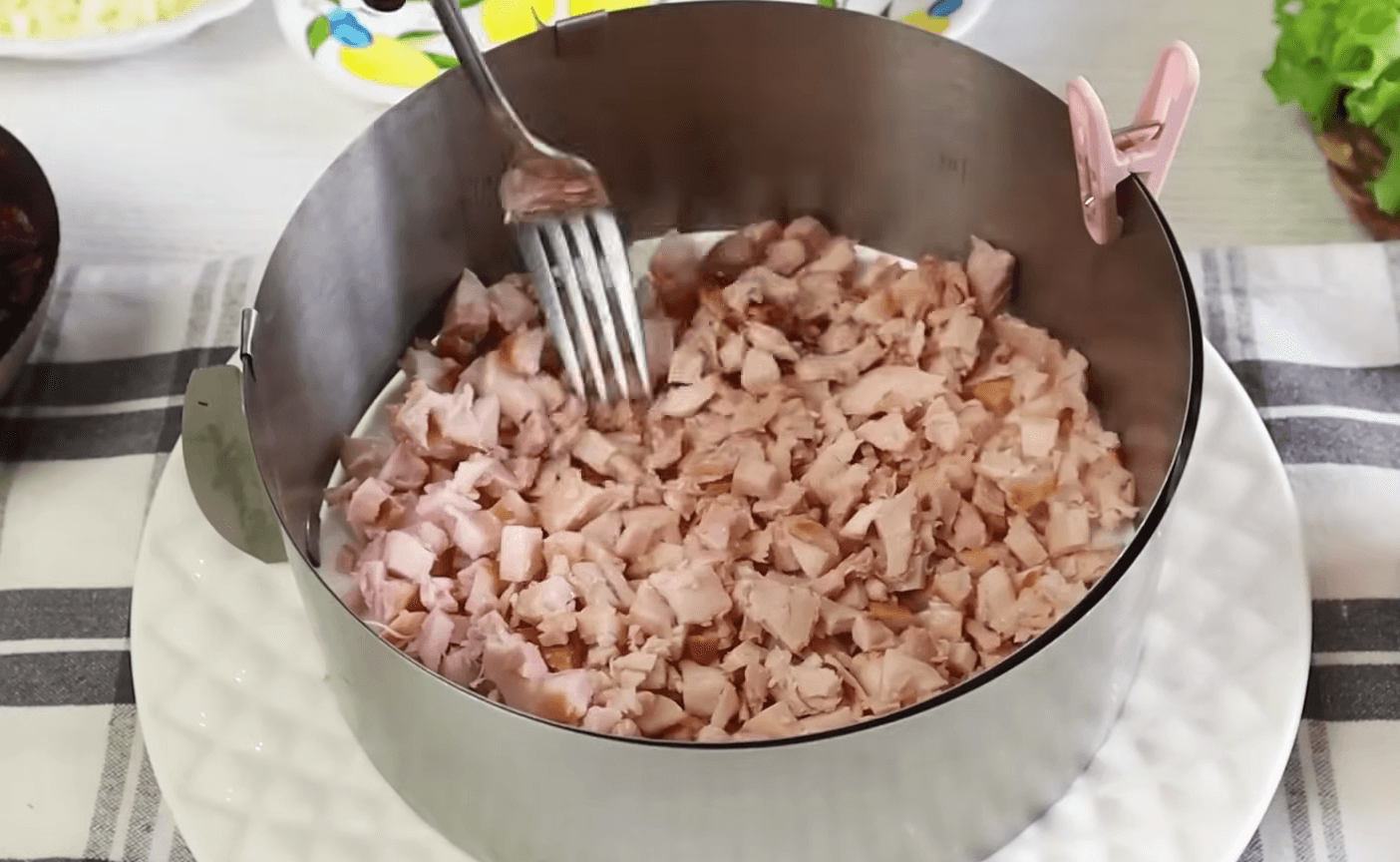 салат з куркою