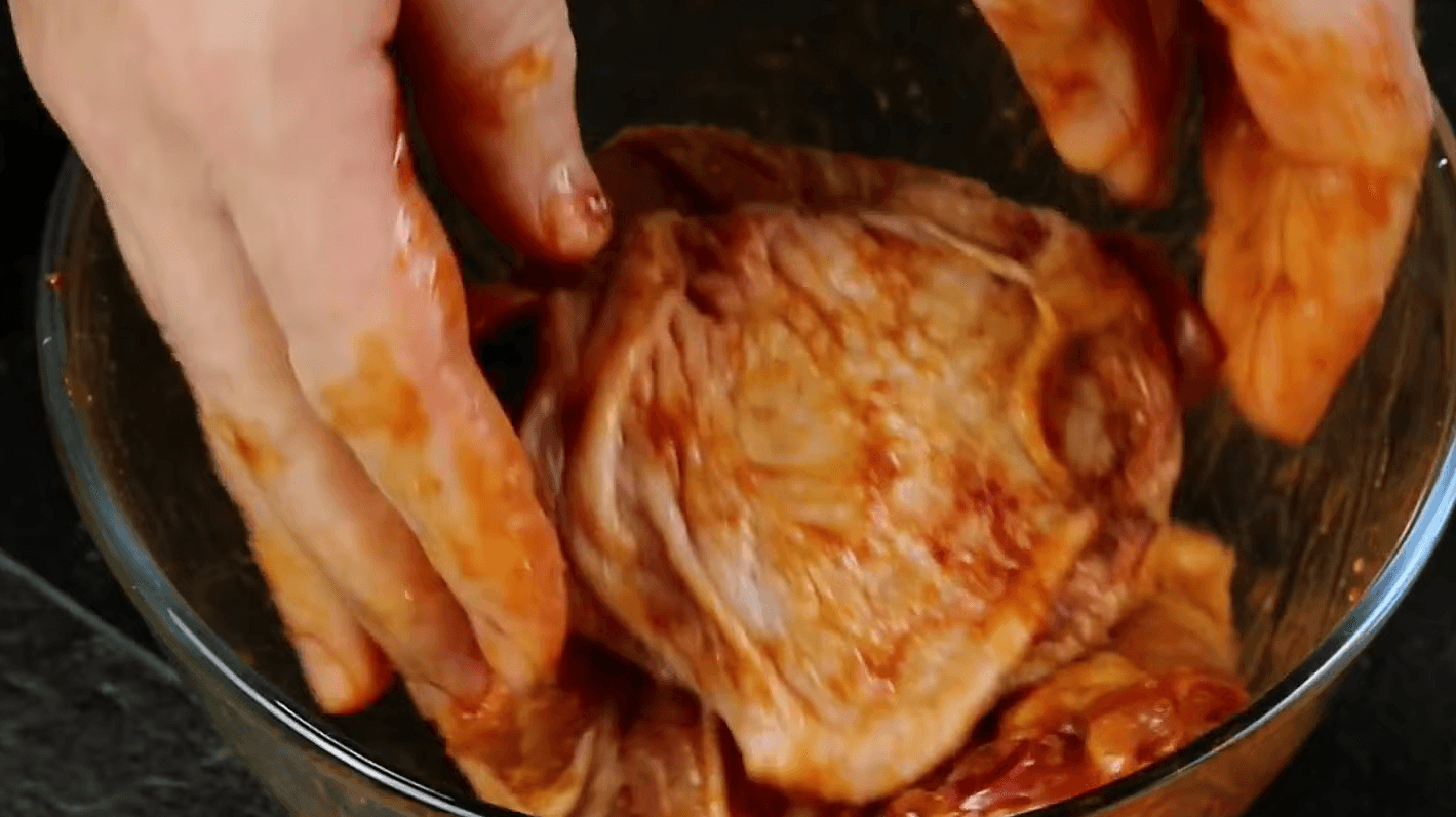 курка з рисом в духовці