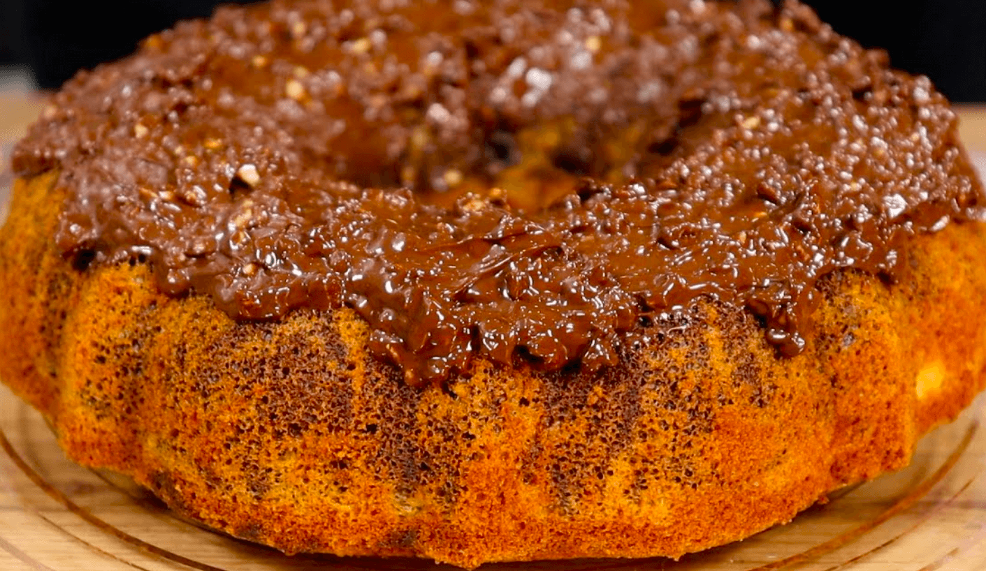 Готується так легко, що хочеться пекти щодня! Мармуровий кекс "8 ложок"