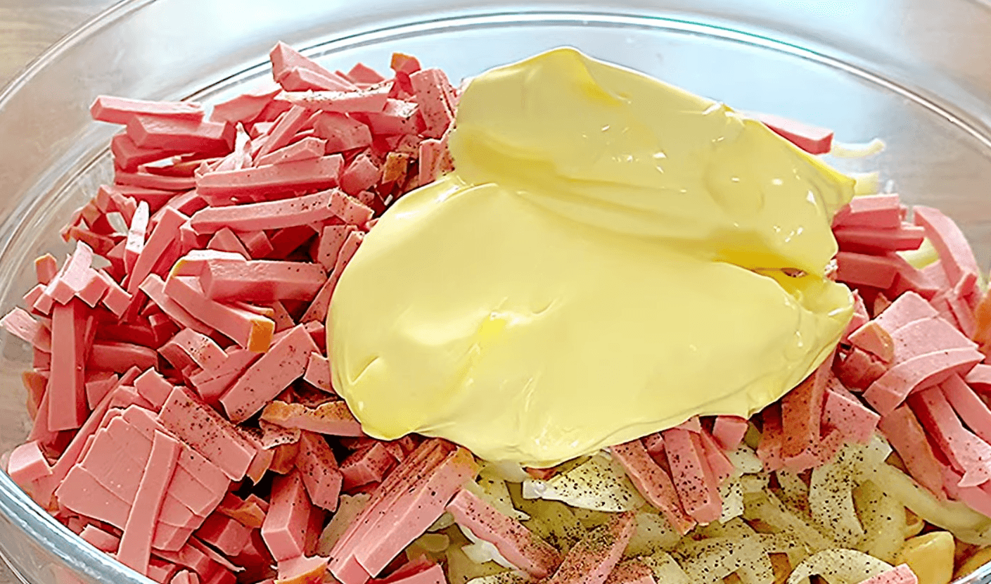 салат з квасолі