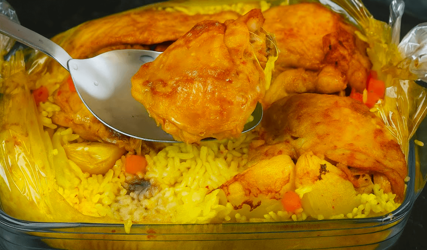 Курку з рисом кладу в рукав і в духовку! В 100 разів простіше і смачніше ніж плов