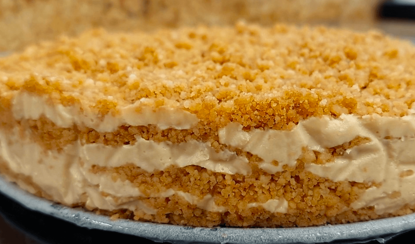 За 15 хв поки гості на порозі! Торт на Сковороді, як "Наполеон" з дорогої кав'ярні