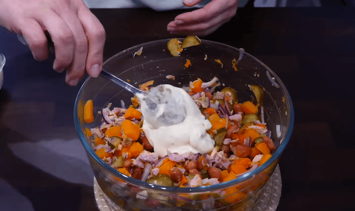 салат з гарбуза