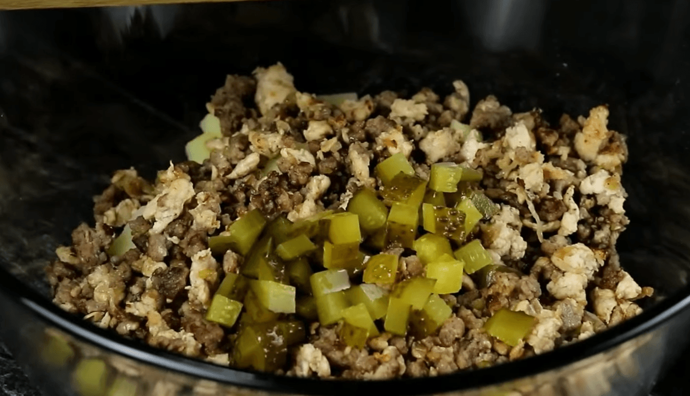 салат з фаршу