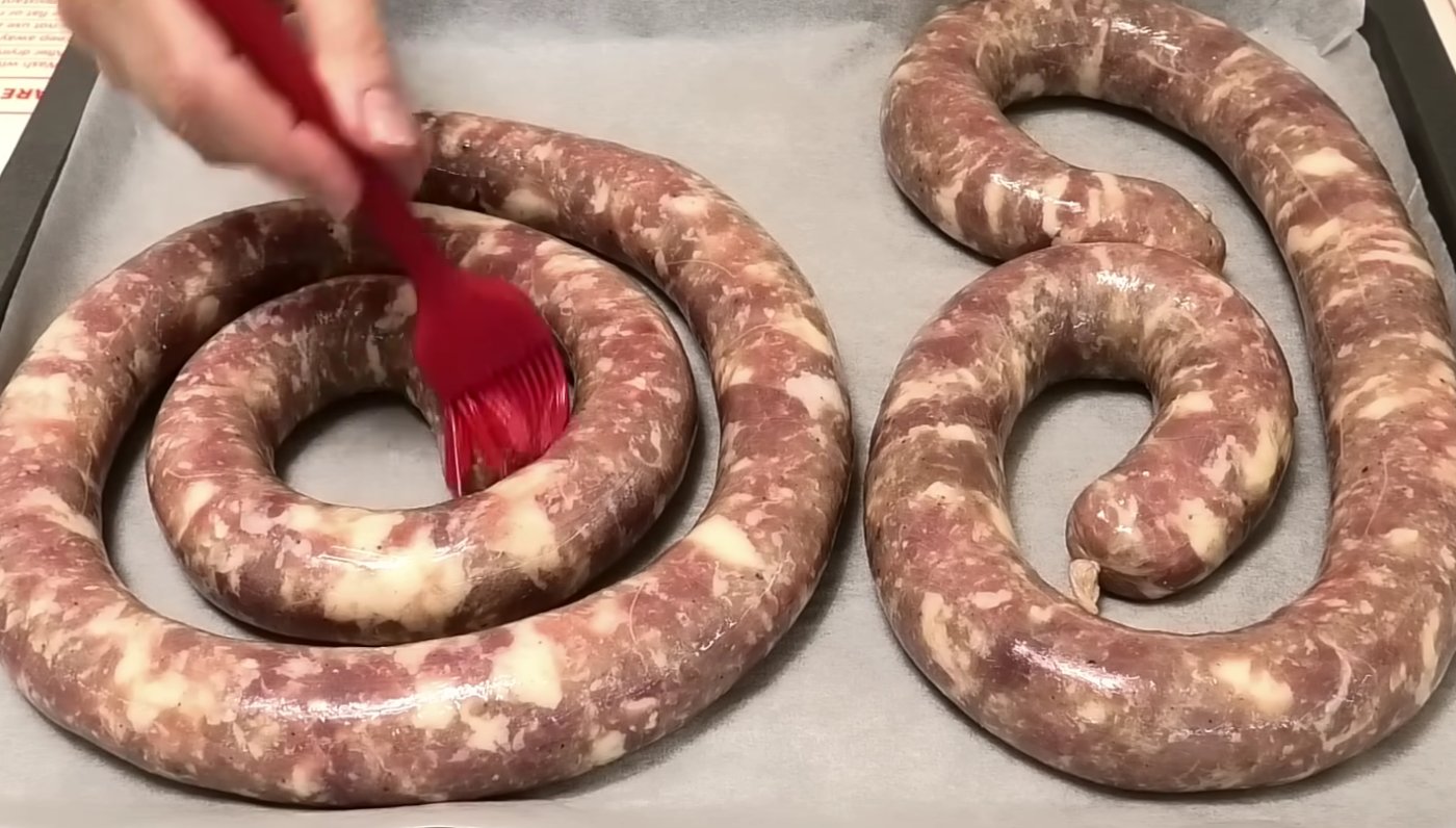 домашня копчена ковбаса