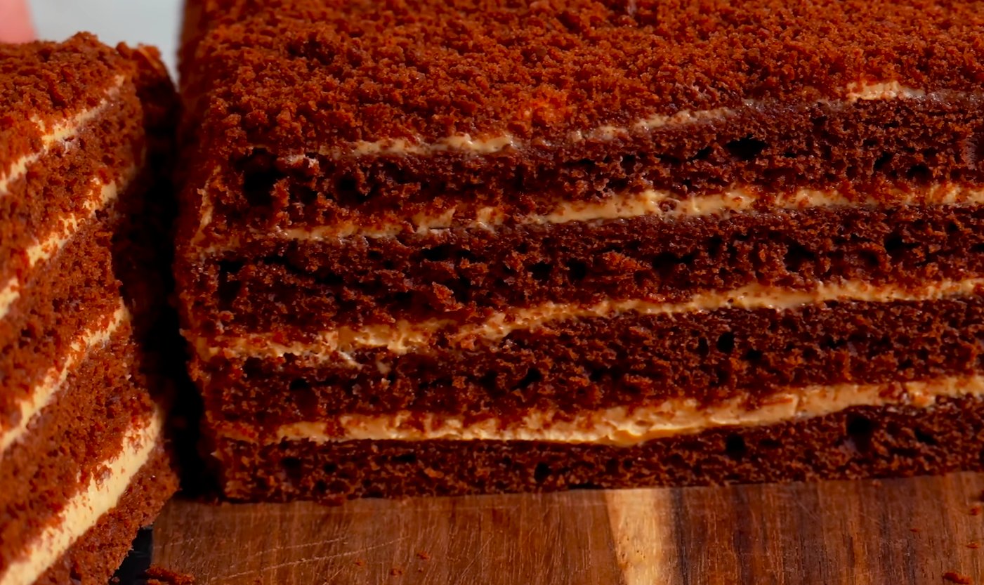 Розкішний домашній торт "Мулатка" за 20 хвилин! Навіть міксер непотрібен