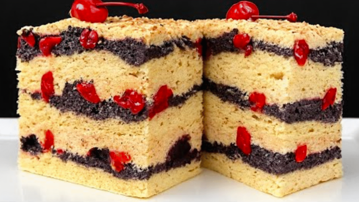 Новий хіт з маком і вишнями "Червона рута" від Лесі Кравецької! Всі хочуть цей рецепт