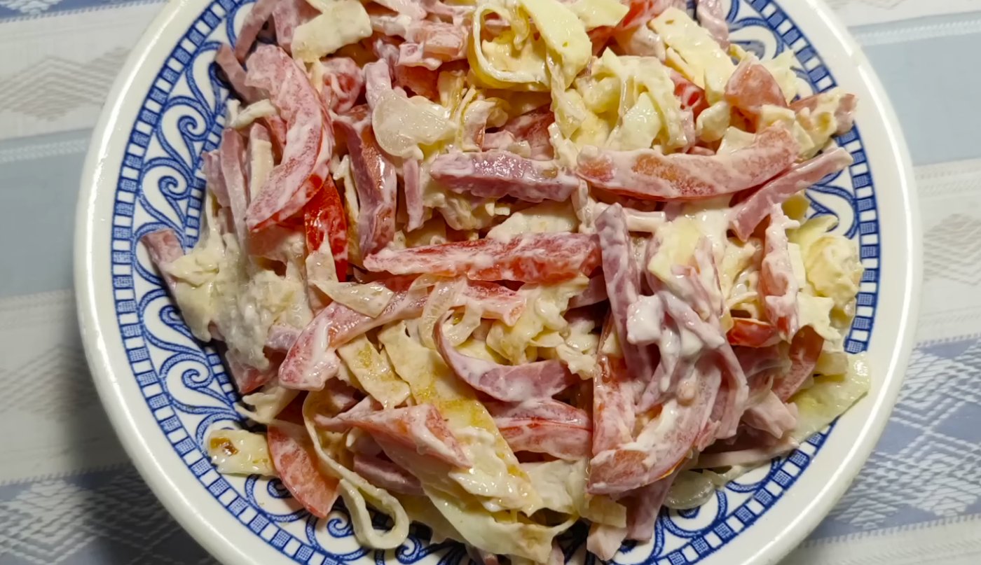 Салат "Міністерський" - прості продукти, максимум смаку! Готовий за 20 хвилин