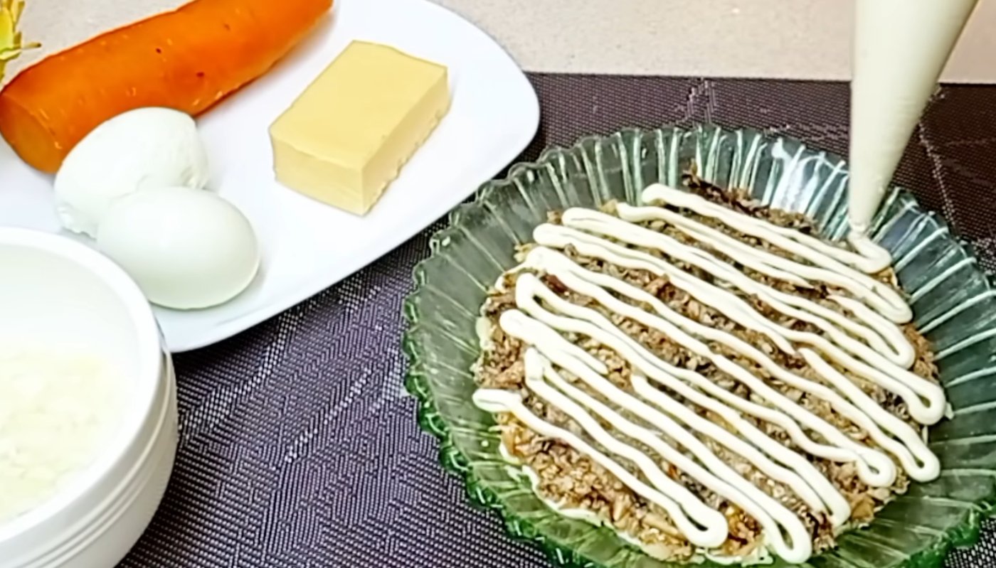 салат з шпротами Ілюзія