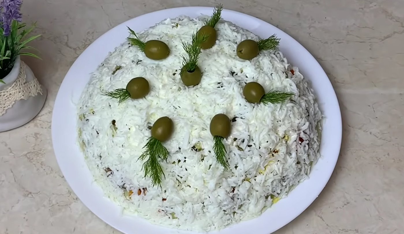 салат з шпротів